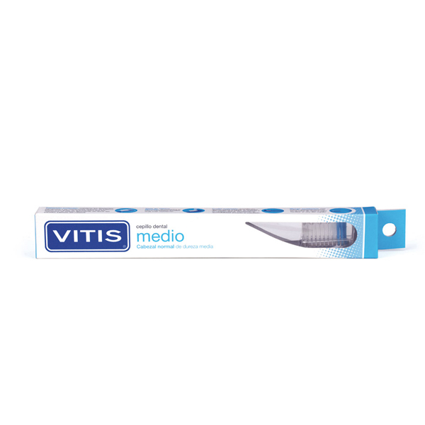 VITIS CEPILLO DENTAL MEDIO CABEZAL NORMAL DUREZA MEDIA 1 UD