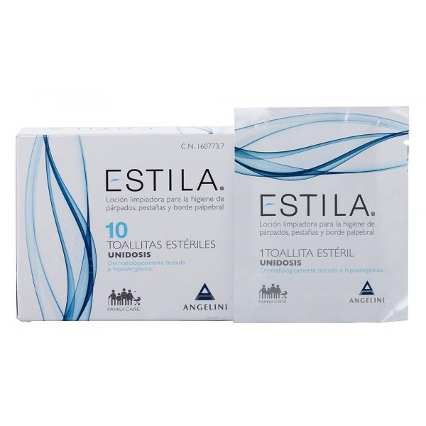 ESTILA TOALLITAS ESTERILES DE UN SOLO USO 10 TOALLITAS
