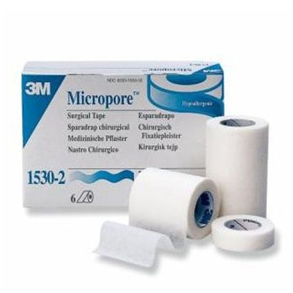 ESPARADRAPO HIPOALERGICO  PAPEL BLANCO PORTAR 7,5  M X 2,5 CM