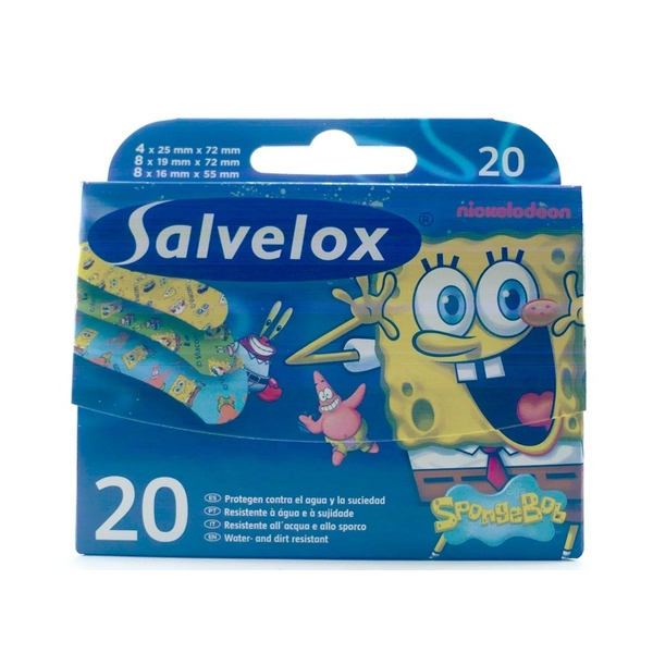 SALVELOX BOB ESPONJA 20 U INFANTILES
