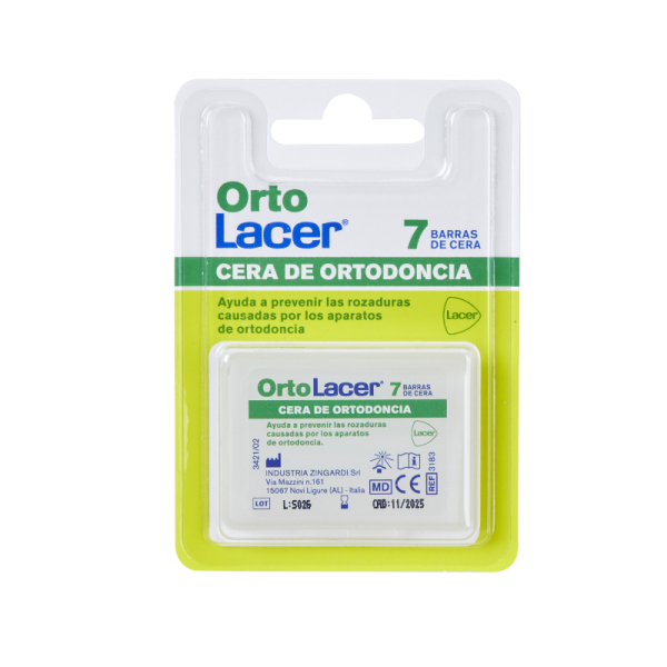 CERA ORTODONCIA PROTECTORA ROZADURA  7 BARRAS