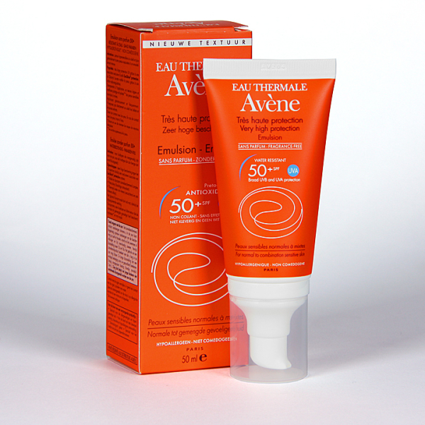 AVENE SPF 50+ EMULSION MUY ALTA PROTEC SIN PERFU 50 ML