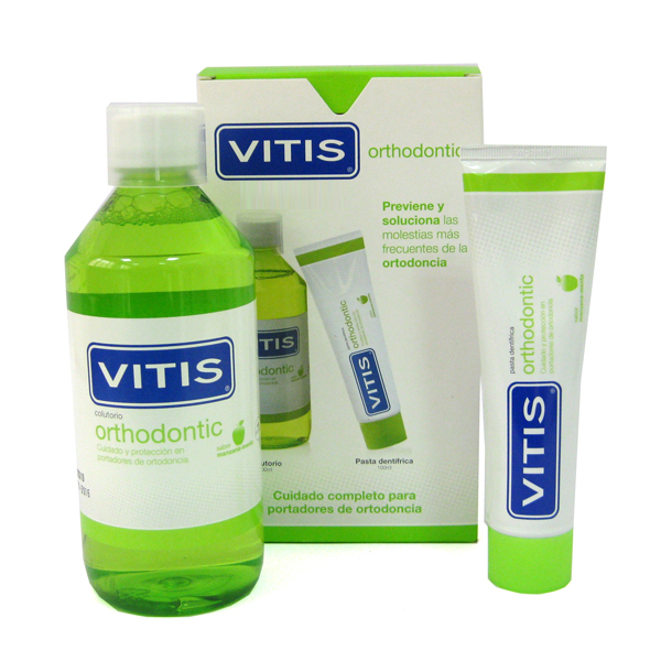 VITIS ORTHODONTIC PASTA DENTIFRICA Y COLUTORIO PACK