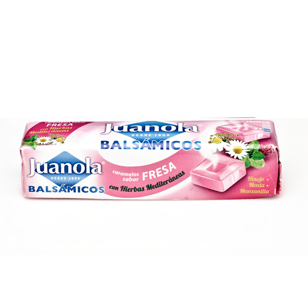 JUANOLA CARAMELOS FRESA VIT C Y HIERBAS MEDICINALES 30 G