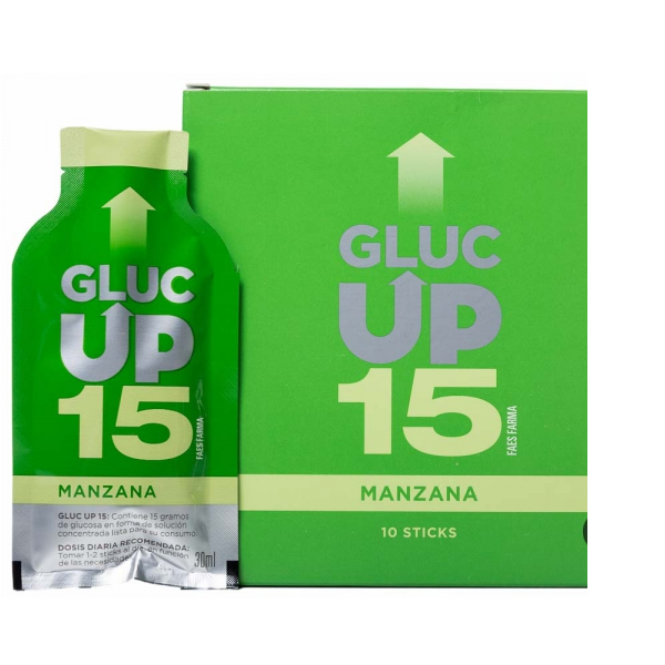 GLUC UP 15 FAES FARMA SABOR LIMON 10 STICKS