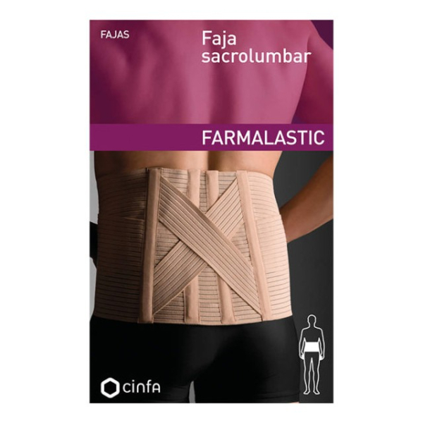 FAJA SACROLUMBAR GRIS CONTORNO  97 CM T- 2