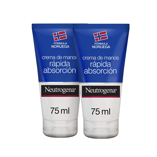 NEUTROGENA CREMA DE MANOS RAPIDA ABSORCION 2 X 75 ML