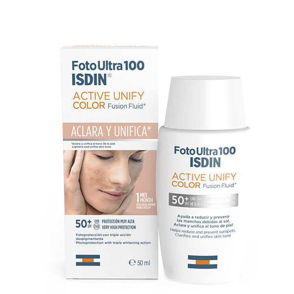 FOTOPROTECTOR ISDIN 100+ FUSION FLUID 50 ML ACT UNIF