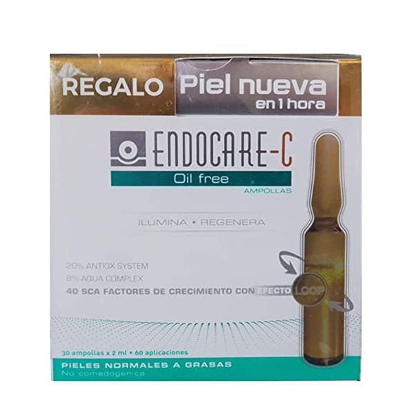 ENDOCARE C OIL FREE 2 ML 30 AMPOLLAS