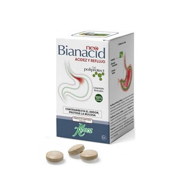 NEOBIANACID ACIDEZ Y REFLUJO 45 COMP MASTICABLES