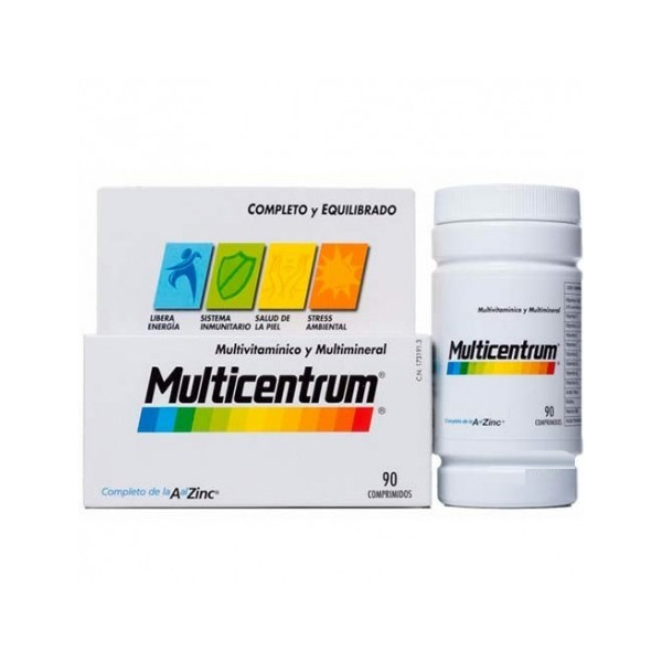 MULTICENTRUM VITAMINAS Y MINERALES 90 COMP