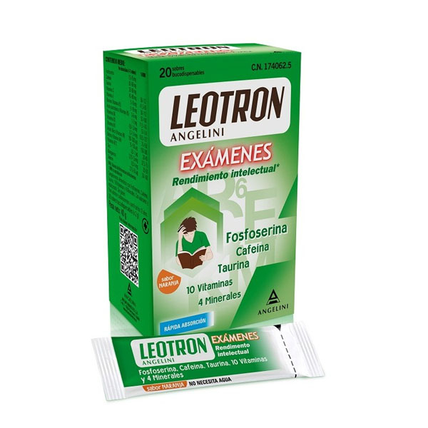 LEOTRON EXÁMENES RENDIMIENTO INTELECTUAL 20 SOBRES