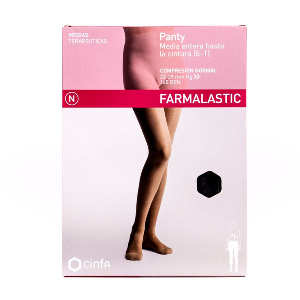PANTY COMP NORMAL 140 DEN NEGRO T- MED