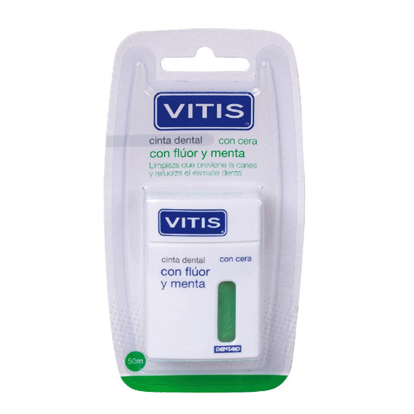 VITIS CINTA DENTAL CON FLUOR Y MENTA 50 M