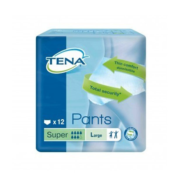 ABSORB INC ORINA LIGERA TENA PANTS SUPER T - GDE 12 U