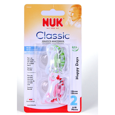 CHUPETE SILICONA 2 U T-2