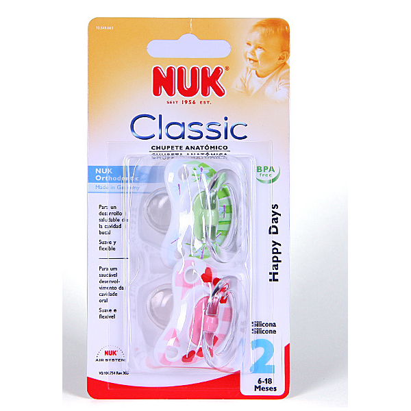 CHUPETE SILICONA 2 U T-2