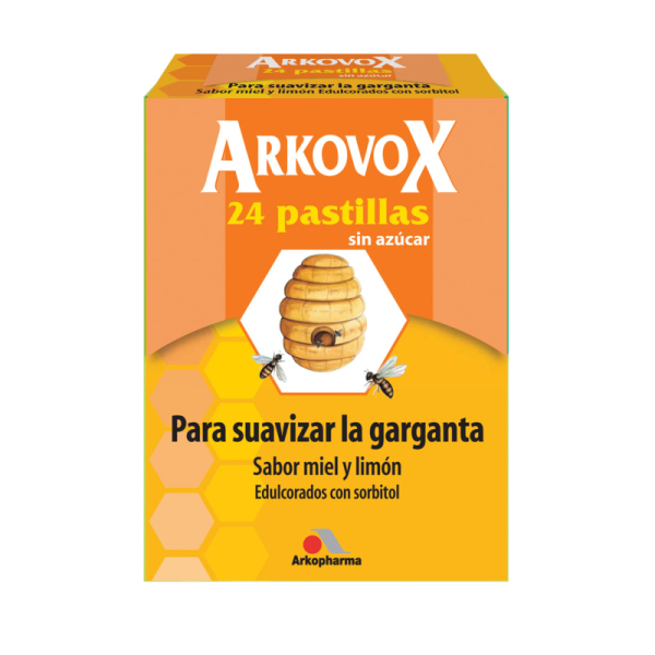 ARKOVOX MIEL Y LIMON SIN AZUCAR 24 PAST
