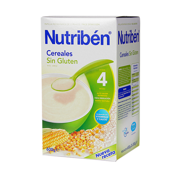 NUTRIBEN CEREALES SIN GLUTEN PAPILLA 600 G