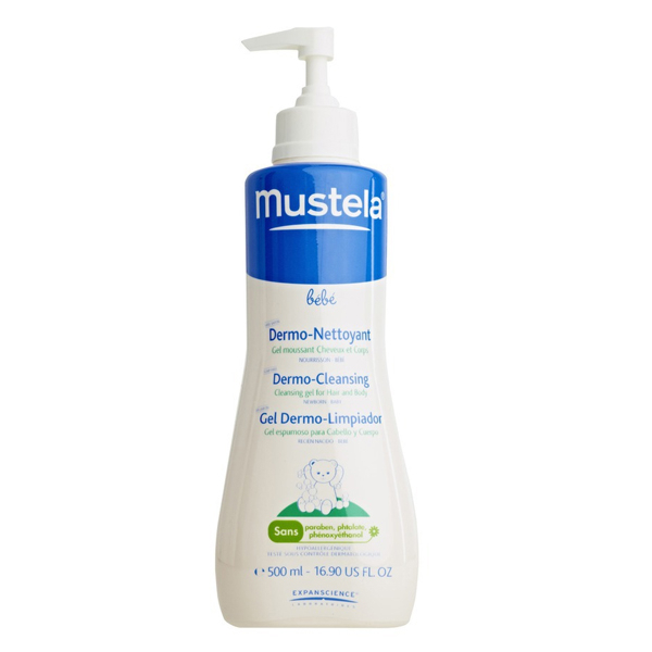 MUSTELA BEBE GEL DERMOLIMPIADOR 500 ML