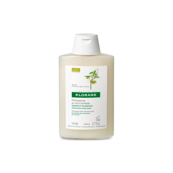 KLORANE CHAMPU VOLUMINADOR LECHE ALMENDRAS 400 ML