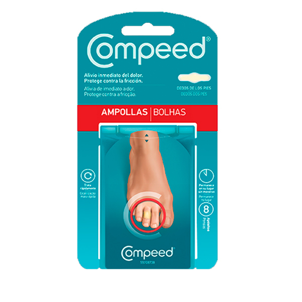 COMPEED AMPOLLAS DEDOS PIES 8 U