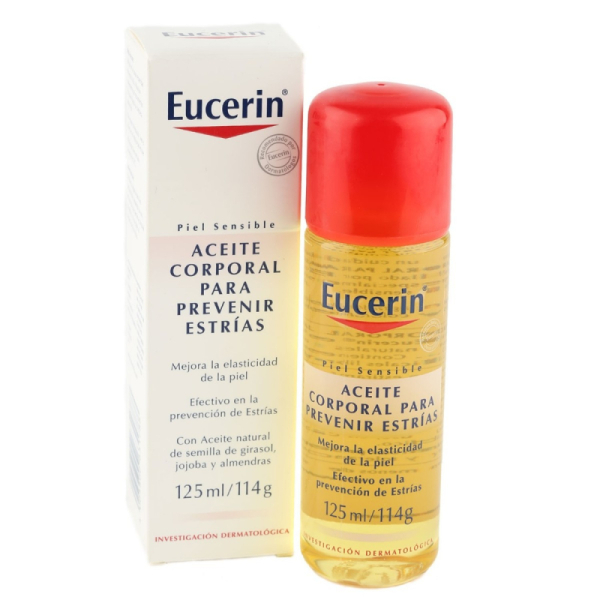 ACEITE NATURAL ANTIESTRIAS EUCERIN 125 ML