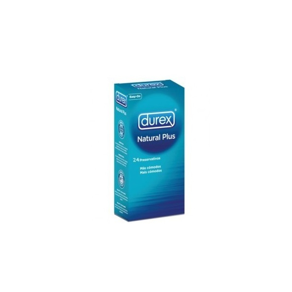 PRESERVATIVO DUREX NATURAL PLUS EASY ON 24 UDS