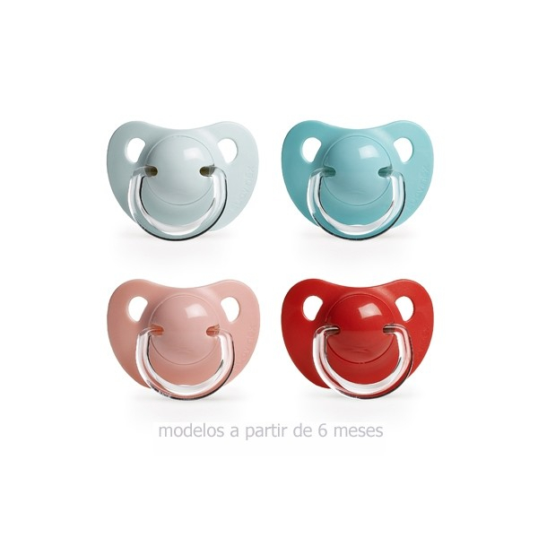 CHUPETE TETINA SILICONA ANATOMICA + 6 M