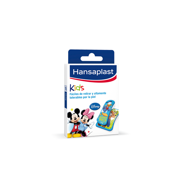 HANSAPLAST JUNIOR TIRAS ADHESIVAS DIBUJOS INF DISNEY 16 U 2 TAMAÑOS