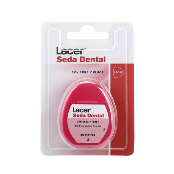 LACER SEDA DENTAL CON CERA FLUOR 50 M