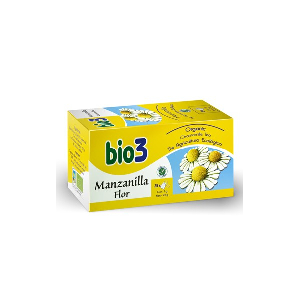 BIO3 MANZANILLA ECOLOGICA 1.5 G 25 FILTROS