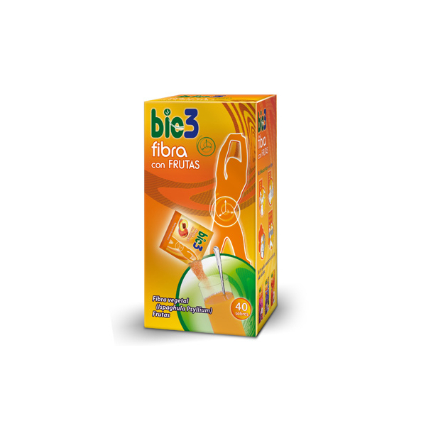 BIE3 FIBRA CON FRUTAS 3 G 40 SOBRES