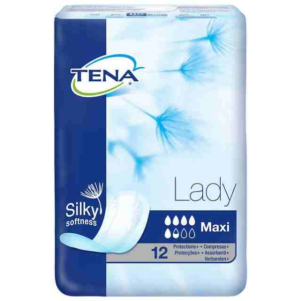 ABSORB INC ORINA LIGERA  TENA LADY MAXI 12 U