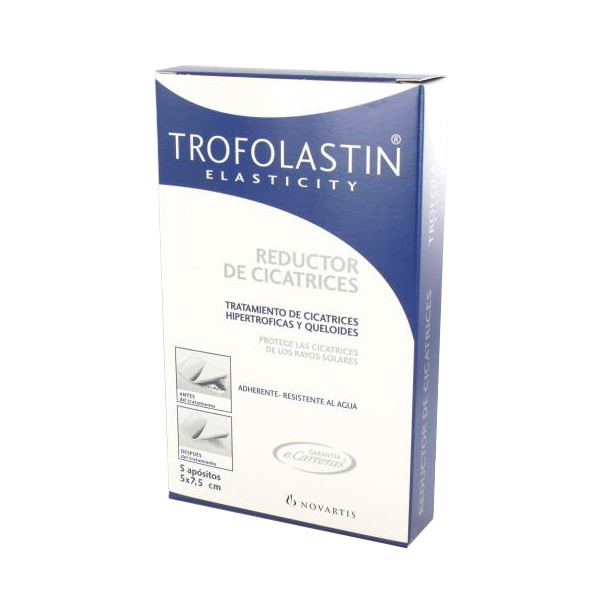 TROFOLASTIN REDUCTOR DE CICATRICES 5 X 7,5 CM 5 U